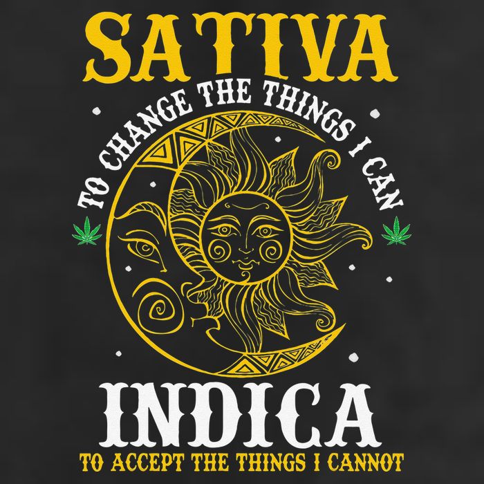Cannabis Weed Fun Sativa To Change The Things I Can Indica Golf Towel