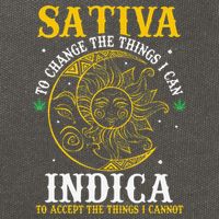 Cannabis Weed Fun Sativa To Change The Things I Can Indica Cotton Canvas Backpack