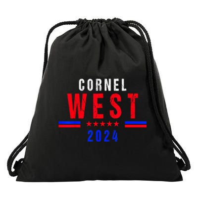 Cornel West For President Cornel West 2024 Drawstring Bag