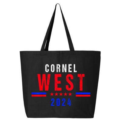 Cornel West For President Cornel West 2024 25L Jumbo Tote