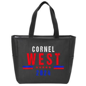 Cornel West For President Cornel West 2024 Zip Tote Bag