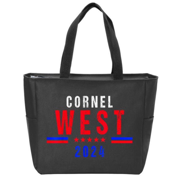 Cornel West For President Cornel West 2024 Zip Tote Bag