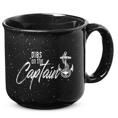 Captain Wife Funny Dibs On The Captain Gift 15oz Campfire Ceramic Mug