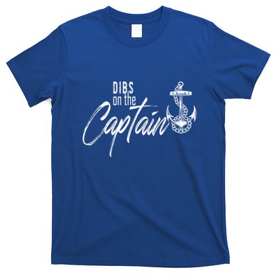 Captain Wife Funny Dibs On The Captain Gift T-Shirt