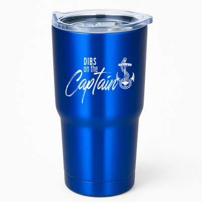Captain Wife Funny Dibs On The Captain Gift Tumbler
