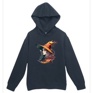 Cool Witch Face Gift Urban Pullover Hoodie