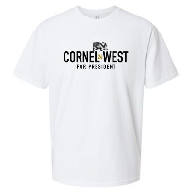 Cornel West For President Cornel West 2024 Sueded Cloud Jersey T-Shirt