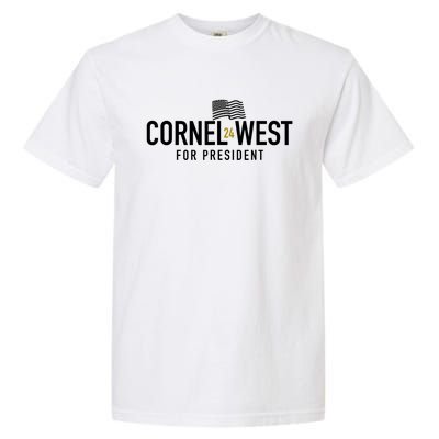 Cornel West For President Cornel West 2024 Garment-Dyed Heavyweight T-Shirt