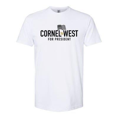 Cornel West For President Cornel West 2024 Softstyle CVC T-Shirt