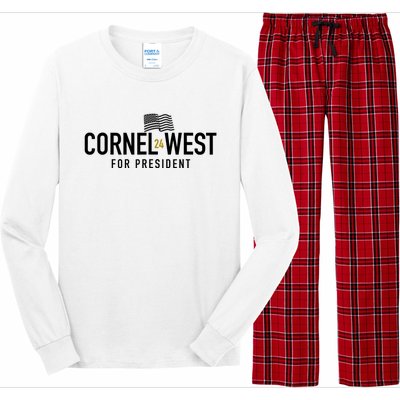 Cornel West For President Cornel West 2024 Long Sleeve Pajama Set