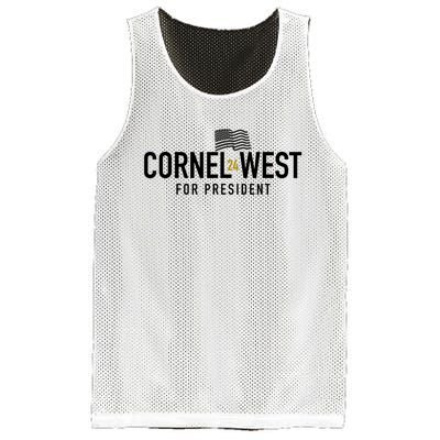 Cornel West For President Cornel West 2024 Mesh Reversible Basketball Jersey Tank