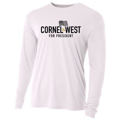 Cornel West For President Cornel West 2024 Cooling Performance Long Sleeve Crew