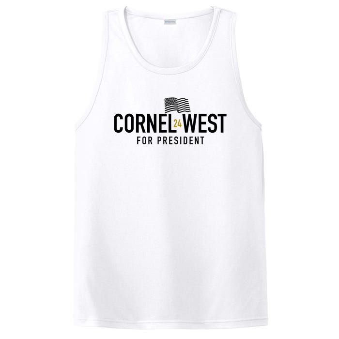 Cornel West For President Cornel West 2024 PosiCharge Competitor Tank