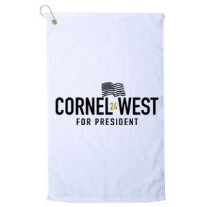 Cornel West For President Cornel West 2024 Platinum Collection Golf Towel