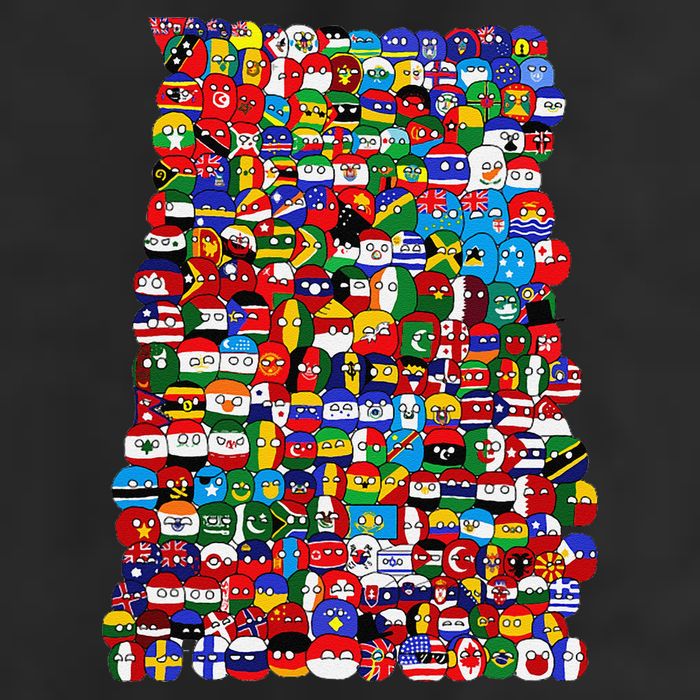 Countryballs World Flags Adult Drive Performance Visor