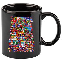 Countryballs World Flags 11oz C Handle Ceramic Mug