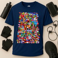 Countryballs World Flags Cooling Performance Crew T-Shirt