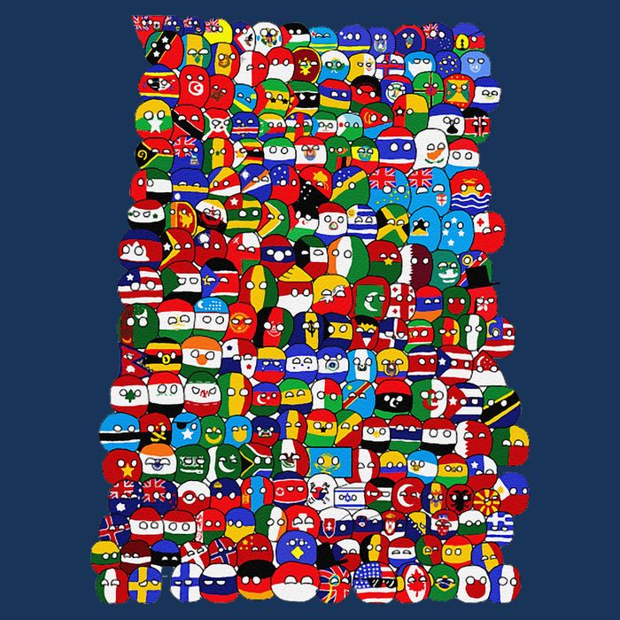 Countryballs World Flags Baby Bodysuit