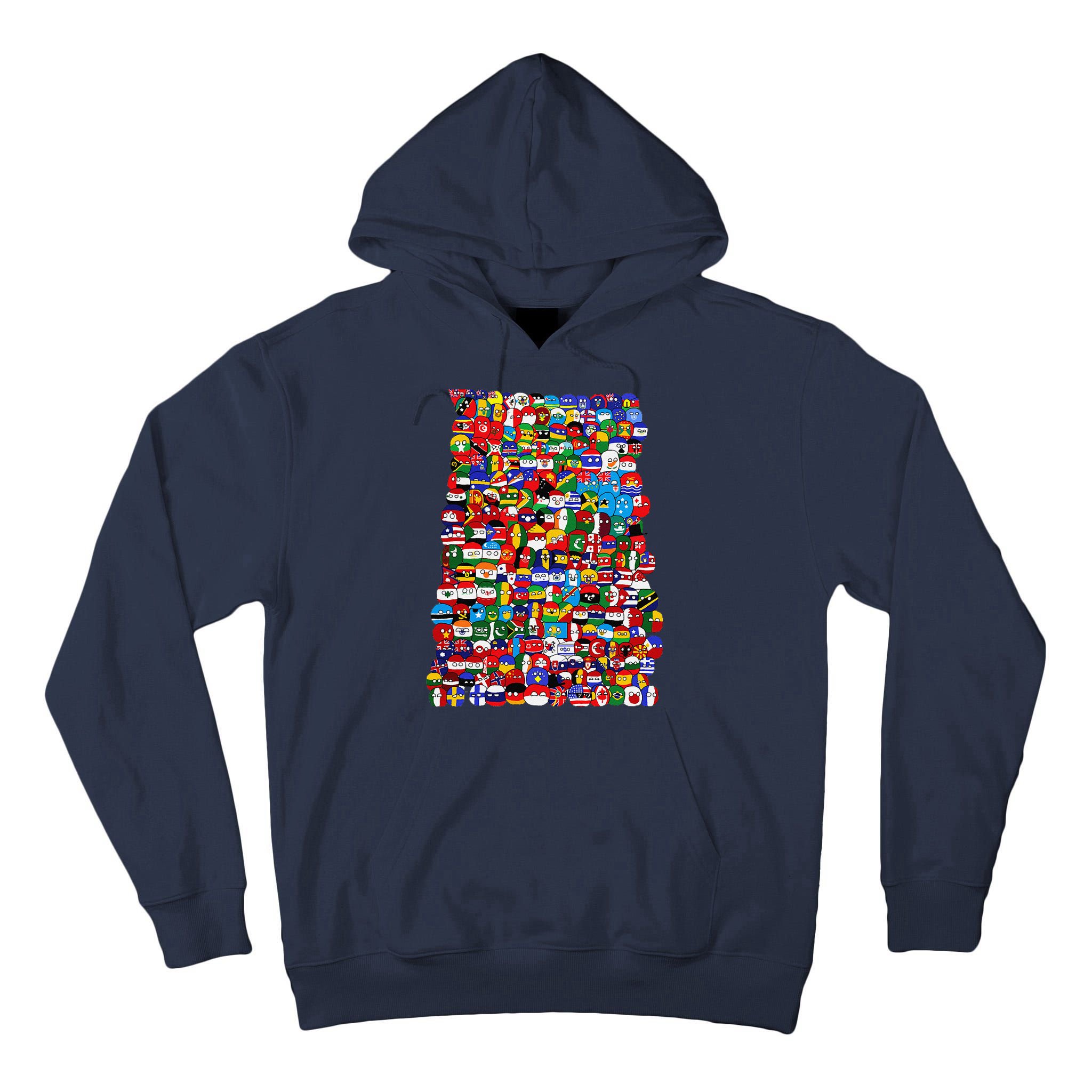 Countryballs World Flags Tall Hoodie