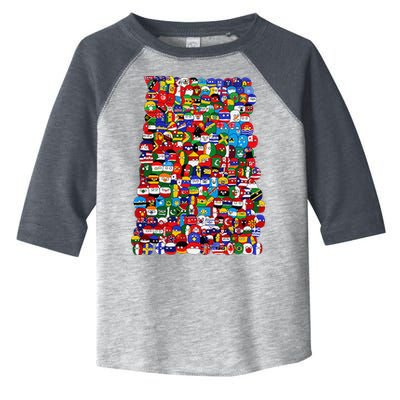 Countryballs World Flags Toddler Fine Jersey T-Shirt