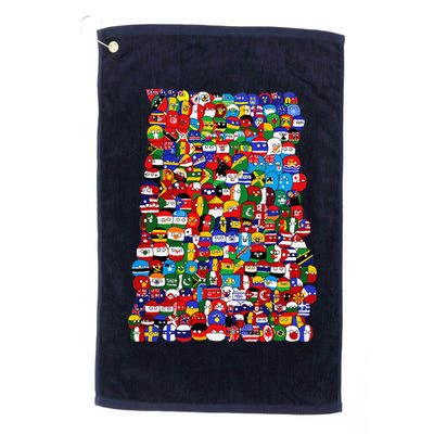 Countryballs World Flags Golf Towel