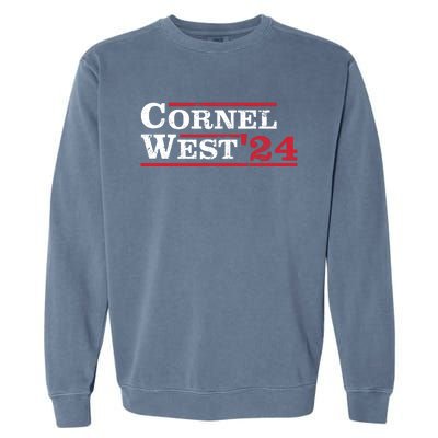 Cornel West For President Cornel West 2024 Garment-Dyed Sweatshirt