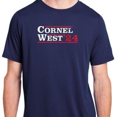 Cornel West For President Cornel West 2024 Adult ChromaSoft Performance T-Shirt