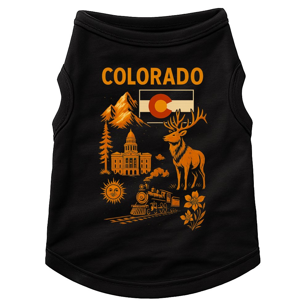 Colorado Wild & Free Doggie Tank