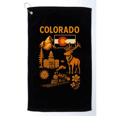 Colorado Wild & Free Golf Towel