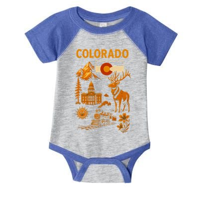 Colorado Wild & Free Infant Baby Jersey Bodysuit
