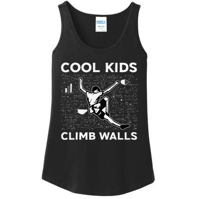 Climb Walls Funny Rock Climbing Bouldering Ladies Essential Tank