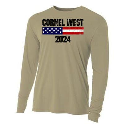 Cornel West For President 2024 Cooling Performance Long Sleeve Crew