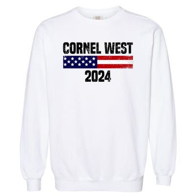 Cornel West For President 2024 Garment-Dyed Sweatshirt