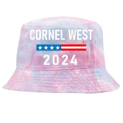 Cornel West For President Cornel West 2024 Tie-Dyed Bucket Hat