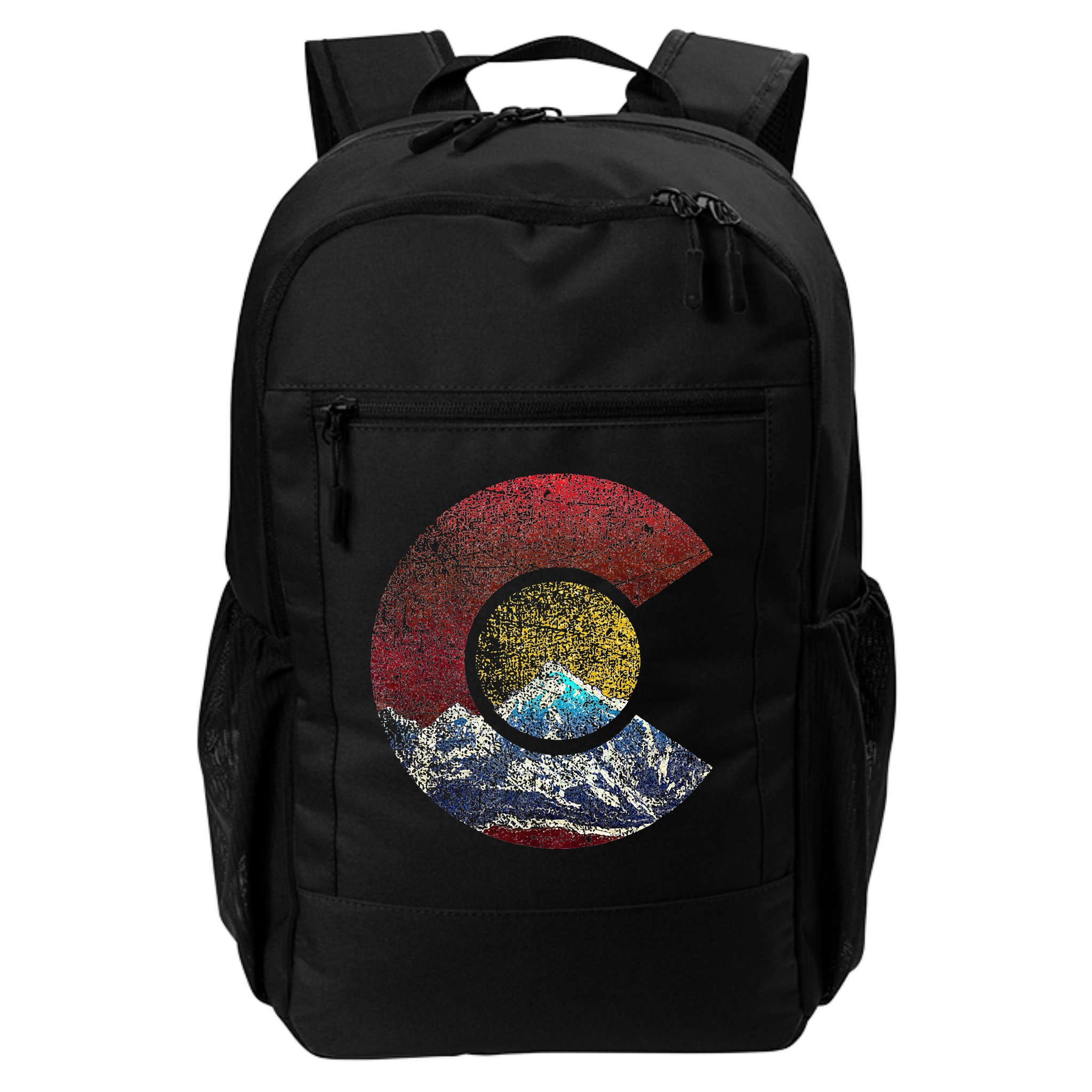 Colorado With Flag Themed Mountain Backpack