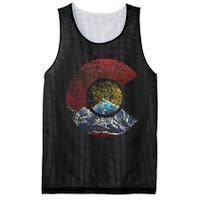 Colorado With Flag Themed Mountain Mesh Reversible Basketball Jersey Tank