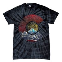 Colorado With Flag Themed Mountain Tie-Dye T-Shirt