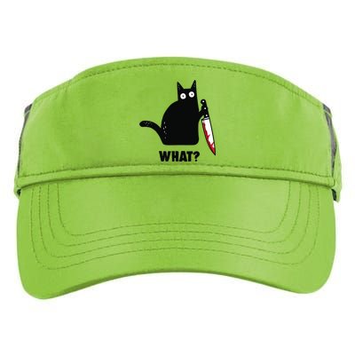 Cat What Funny Black Cat, Murderous Cat With Knife Adult Drive Performance Visor