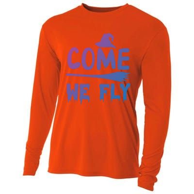 Come We Fly Funny Gift Cooling Performance Long Sleeve Crew