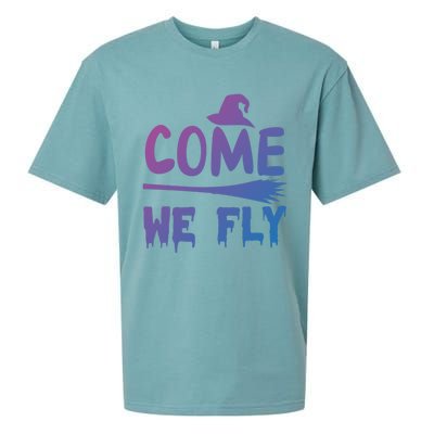 Come We Fly Funny Gift Sueded Cloud Jersey T-Shirt