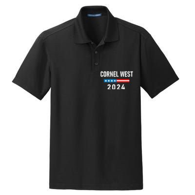 Cornel West For President Cornel West 2024 Dry Zone Grid Polo