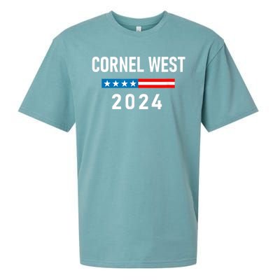 Cornel West For President Cornel West 2024 Sueded Cloud Jersey T-Shirt