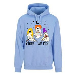 Come We Fly Funny PT SLP OT Nurse Ghost Nursing Halloween Unisex Surf Hoodie