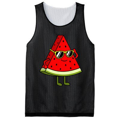 Cute Watermelon For Summer Watermelon Mesh Reversible Basketball Jersey Tank