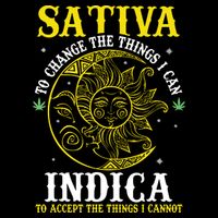 Cannabis Weed Fun Sativa To Change The Things I Can Indica Impact Tech Backpack