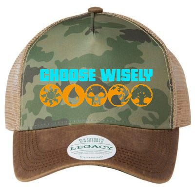 Choose Wisely Gamer M.A.N.A Symbols Gathering Magic Legacy Tie Dye Trucker Hat
