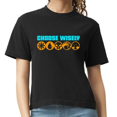 Choose Wisely Gamer M.A.N.A Symbols Gathering Magic Comfort Colors Boxy T-Shirt