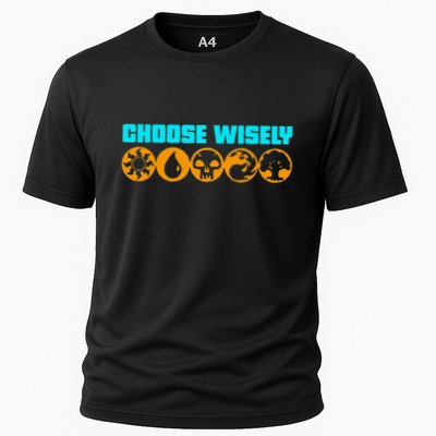 Choose Wisely Gamer M.A.N.A Symbols Gathering Magic Performance Shirt