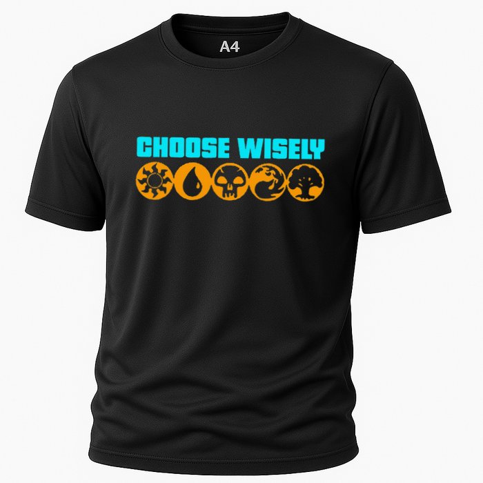 Choose Wisely Gamer M.A.N.A Symbols Gathering Magic Performance Shirt