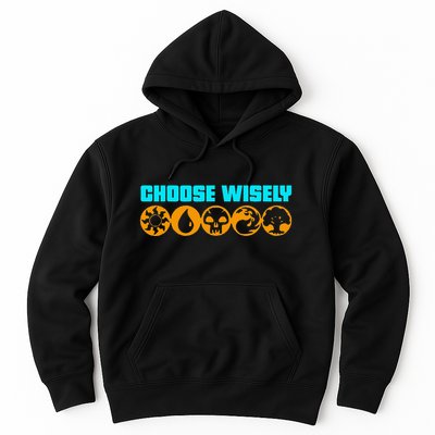 Choose Wisely Gamer M.A.N.A Symbols Gathering Magic Hoodie